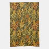 William Morris Herbstmais Retro Geschirrtuch (Vertikal)
