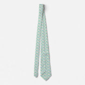 William Morris Hex Mesh Satin Zeremonie Necktie Krawatte (Rückseite)