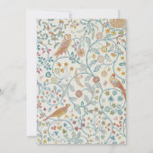 William Morris - Hintergrund und Berries Einladung (Vorderseite)