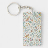 William Morris - Hintergrund und Berries Schlüsselanhänger (Vorderseite)