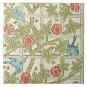 William Morris Historic Trellis Birds Reproduction Fliese (Vorderseite)