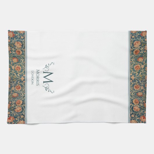 William Morris Holland Park Blue & White Custom Geschirrtuch (Horizontal)