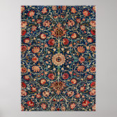 William Morris Holland Park Carpet Pattern Design Poster (Vorne)
