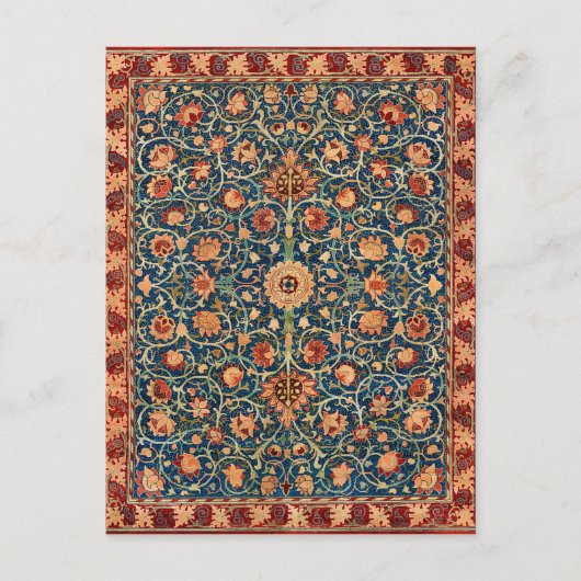 William Morris Holland Park Carpet Pattern Postkarte (Vorderseite)