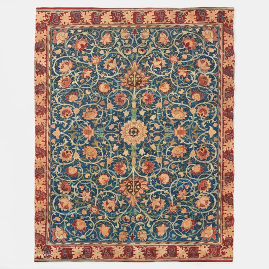 William Morris. Holland Park Tepet. Fleecedecke (Vorderseite)