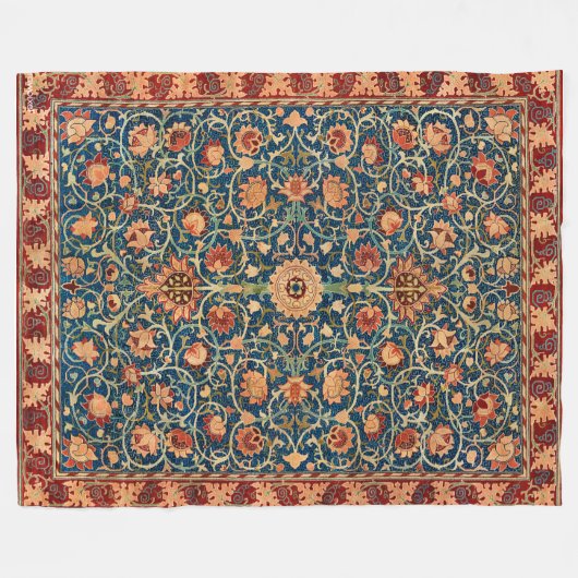 William Morris. Holland Park Tepet. Fleecedecke (Vorderseite (Horizontal))