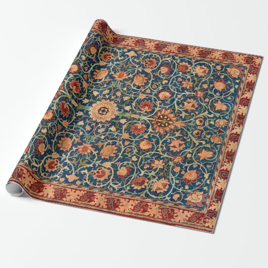 William Morris Holland Park Teppichmuster Geschenkpapier (Ungerollt)