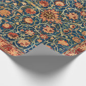 William Morris Holland Park Teppichmuster Geschenkpapier (Ecke)