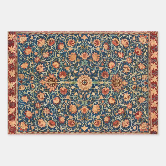 William Morris Holland Park Teppichmuster Geschenkpapier Set (Vorderseite 2)