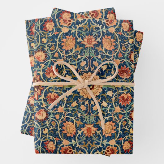 William Morris Holland Park Teppichmuster Geschenkpapier Set (Beispiel)