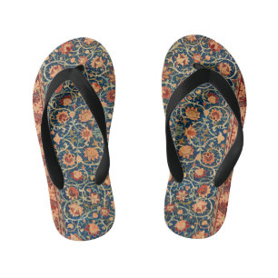 William Morris Holland Park Teppichmuster Kinderbadesandalen