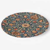 William Morris Holland Park Teppichpapier-Teller Pappteller (Schrägansicht)