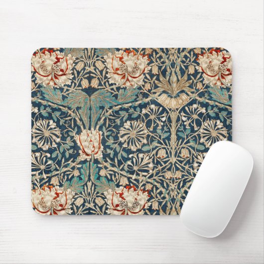 William Morris Honeysuckle 1876 Mousepad (Mit Mouse)