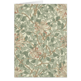 William Morris Honeysuckle Blume Wallpaper