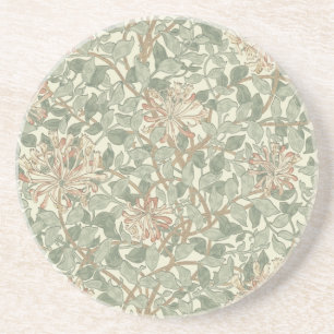 William Morris Honeysuckle Blume Wallpaper Getränkeuntersetzer