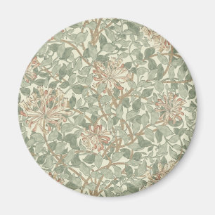William Morris Honeysuckle Blume Wallpaper Magnet