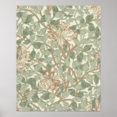 William Morris Honeysuckle Blume Wallpaper Poster