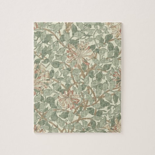 William Morris Honeysuckle Blume Wallpaper Puzzle (Vertikal)