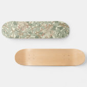 William Morris Honeysuckle Blume Wallpaper Skateboard (Horizontal)