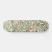 William Morris Honeysuckle Blume Wallpaper Skateboard (Horizontal)