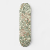 William Morris Honeysuckle Blume Wallpaper Skateboard (Vorderseite)