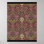 William Morris, Honeysuckle, Blumenmuster, Kunst Poster (Vorne)