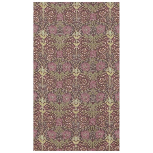 William Morris, Honeysuckle, Blumenmuster, Kunst Tischdecke (Vorderseite)