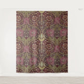 William Morris, Honeysuckle, Blumenmuster, Kunst Wandteppich (Vorderseite)