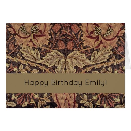 William Morris Honeysuckle Classic (Vorderseite (Horizontal))