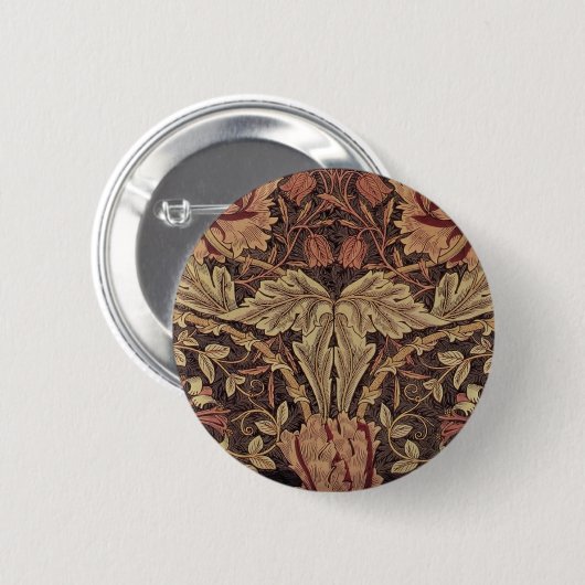 William Morris Honeysuckle Classic Button (Vorne & Hinten)