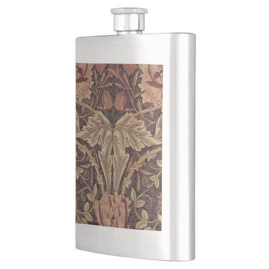 William Morris Honeysuckle Classic Flachmann (Links)