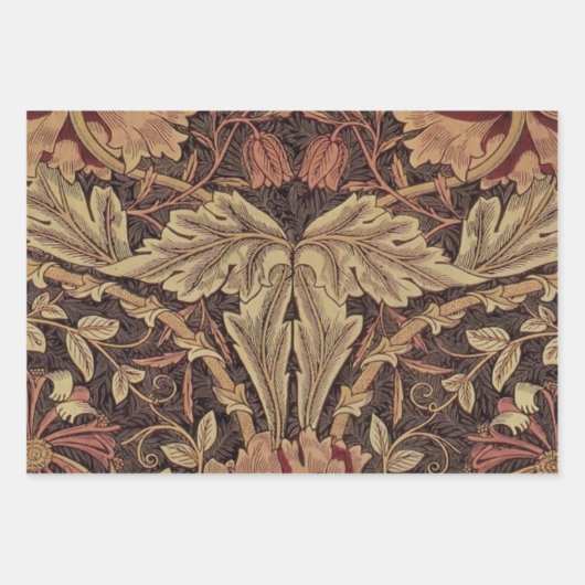 William Morris Honeysuckle Classic Geschenkpapier Set (Vorderseite)