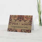 William Morris Honeysuckle Classic Karte (Vorderseite)