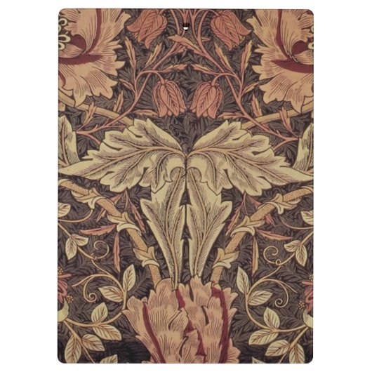 William Morris Honeysuckle Classic Klemmbrett (Rückseite)