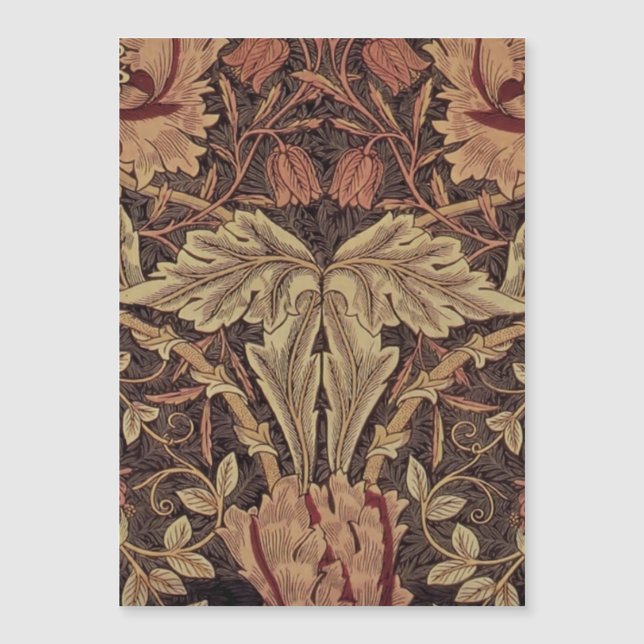 William Morris Honeysuckle Classic Magnetkarte (Vorderseite)
