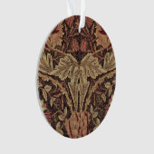 William Morris Honeysuckle Classic Ornament (Vorderseite)