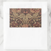 William Morris Honeysuckle Classic Rechteckiger Aufkleber (Tasche)