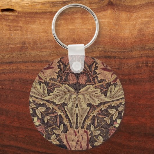 William Morris Honeysuckle Classic Schlüsselanhänger (Vorderseite)