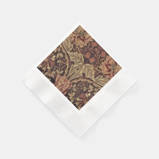 William Morris Honeysuckle Classic Serviette (Ecke)