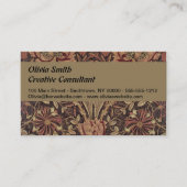 William Morris Honeysuckle Classic Visitenkarte (Vorderseite)