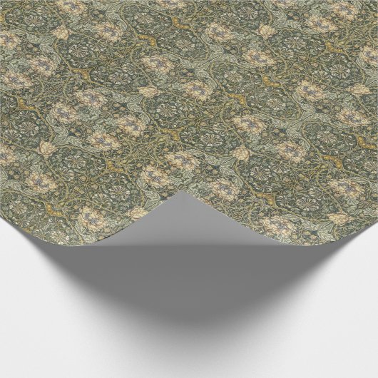 William Morris Honeysuckle Design Geschenkpapier (Ecke)