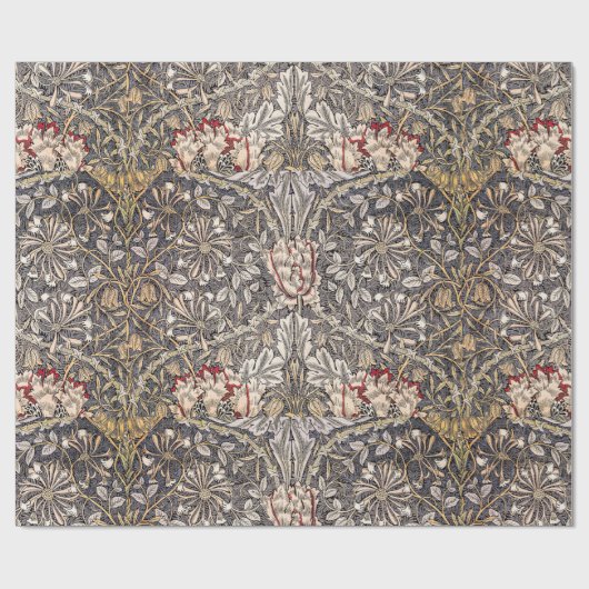 William Morris Honeysuckle Design Geschenkpapier (Flach)