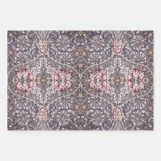 William Morris Honeysuckle Design Geschenkpapier Set (Vorderseite)