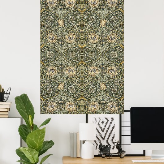 William Morris Honeysuckle Design Poster (Heimbüro)