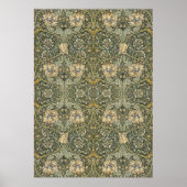 William Morris Honeysuckle Design Poster (Vorne)