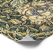 William Morris Honeysuckle Design Poster (Ecke)