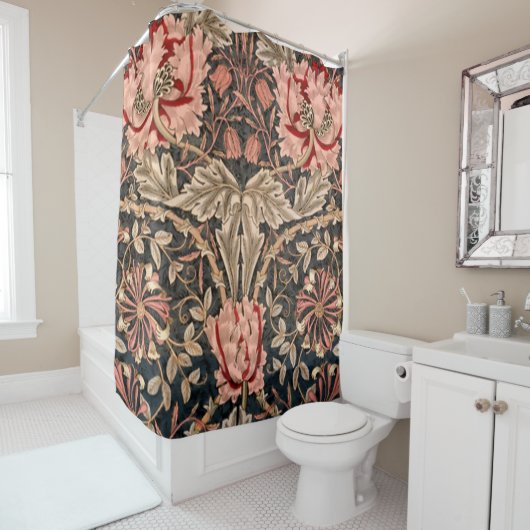 William Morris Honeysuckle Duschvorhang (Beispiel)