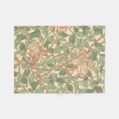 William Morris Honeysuckle Fleecedecke (Vorderseite (Horizontal))