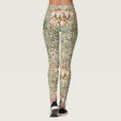 William Morris Honeysuckle Floral Pattern Leggings (Rückseite)