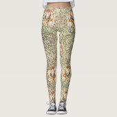 William Morris Honeysuckle Floral Pattern Leggings (Vorderseite)